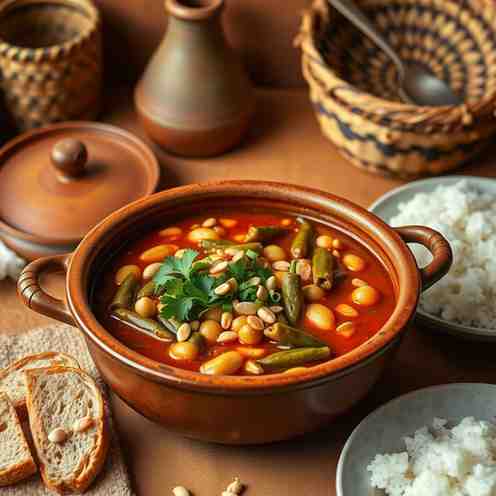 Daraba - Chadian One-Pot Peanut & Okra Stew Recipe